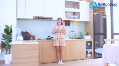 NHỮNG MẪU TỦ BẾP GỖ GIÚP TIẾT KIỆM TỐI ĐA KHÔNG GIAN BẾP